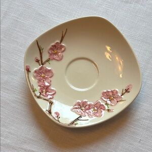 Franciscan Pink Floral Saucer